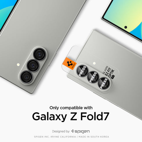 Spigen Galaxy Z Fold 7 Lens Protector Optik Pro EZ Fit HD (2P)